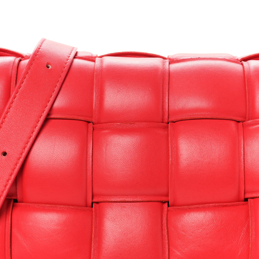 Nappa Maxi Intreccio Padded Cassette Crossbody Bag Firework