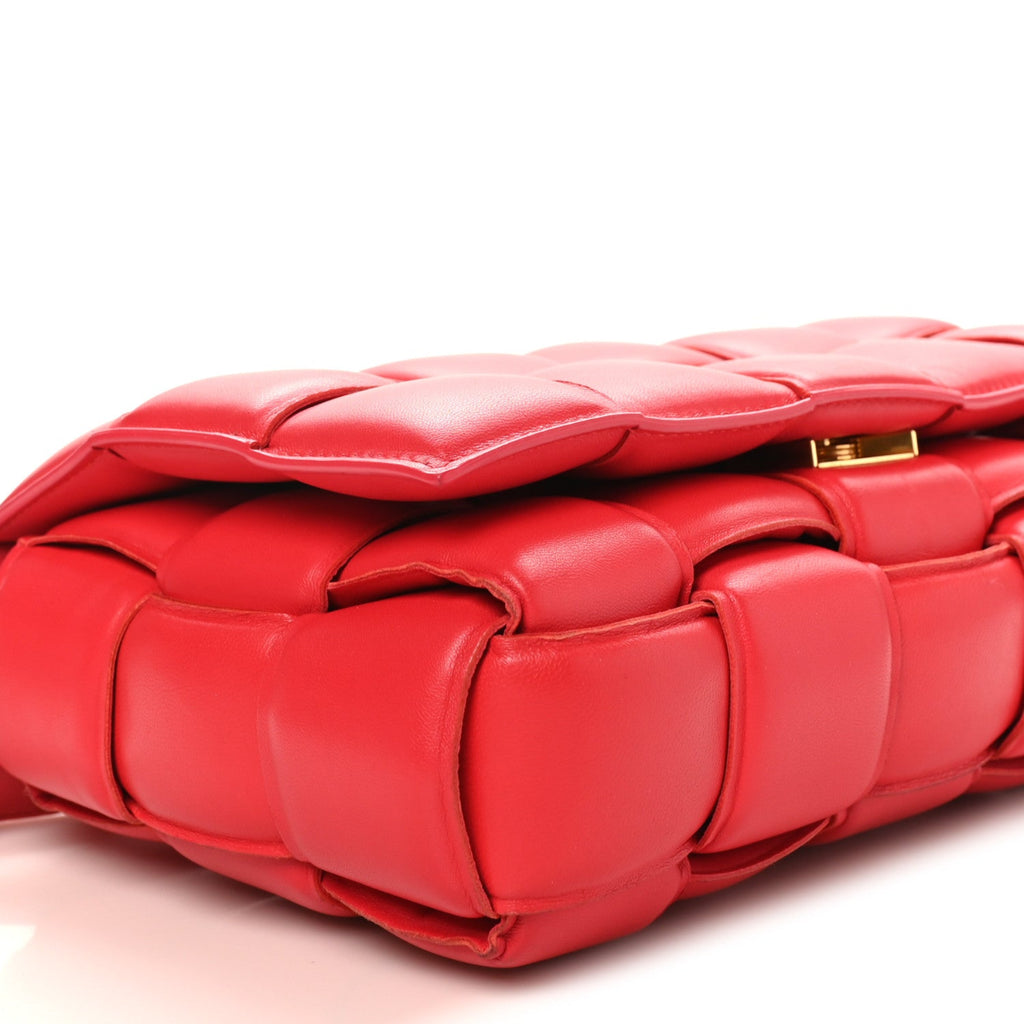 Nappa Maxi Intreccio Padded Cassette Crossbody Bag Firework