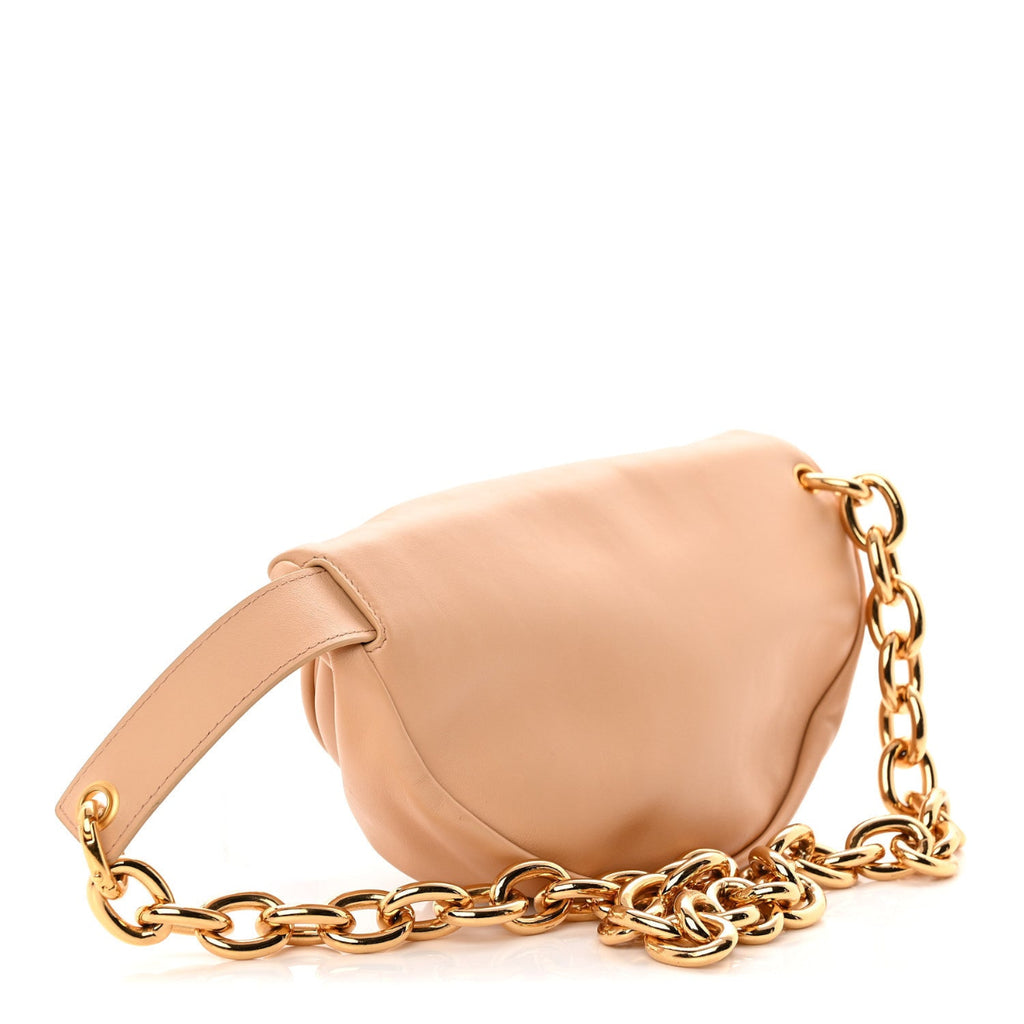 Nappa The Belt Chain Pouch Almond