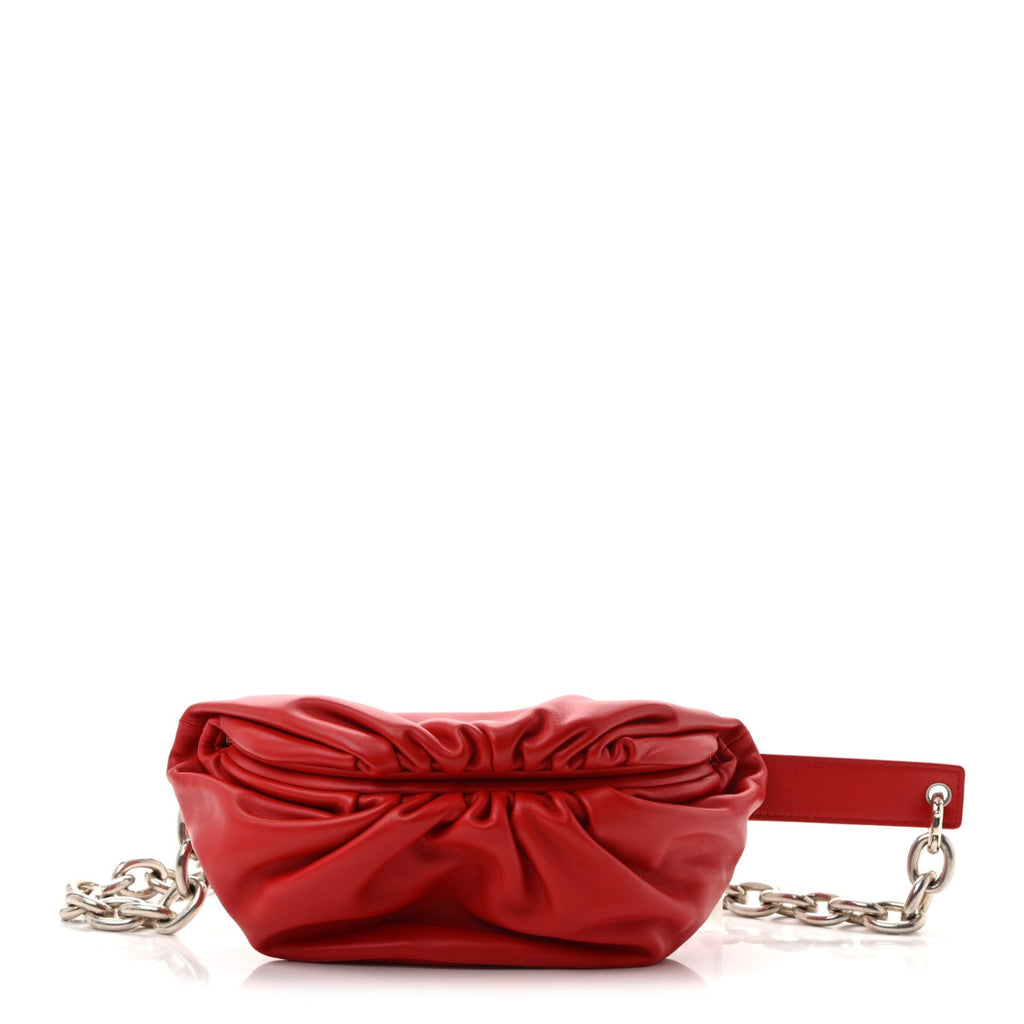 Nappa The Belt Chain Pouch Red