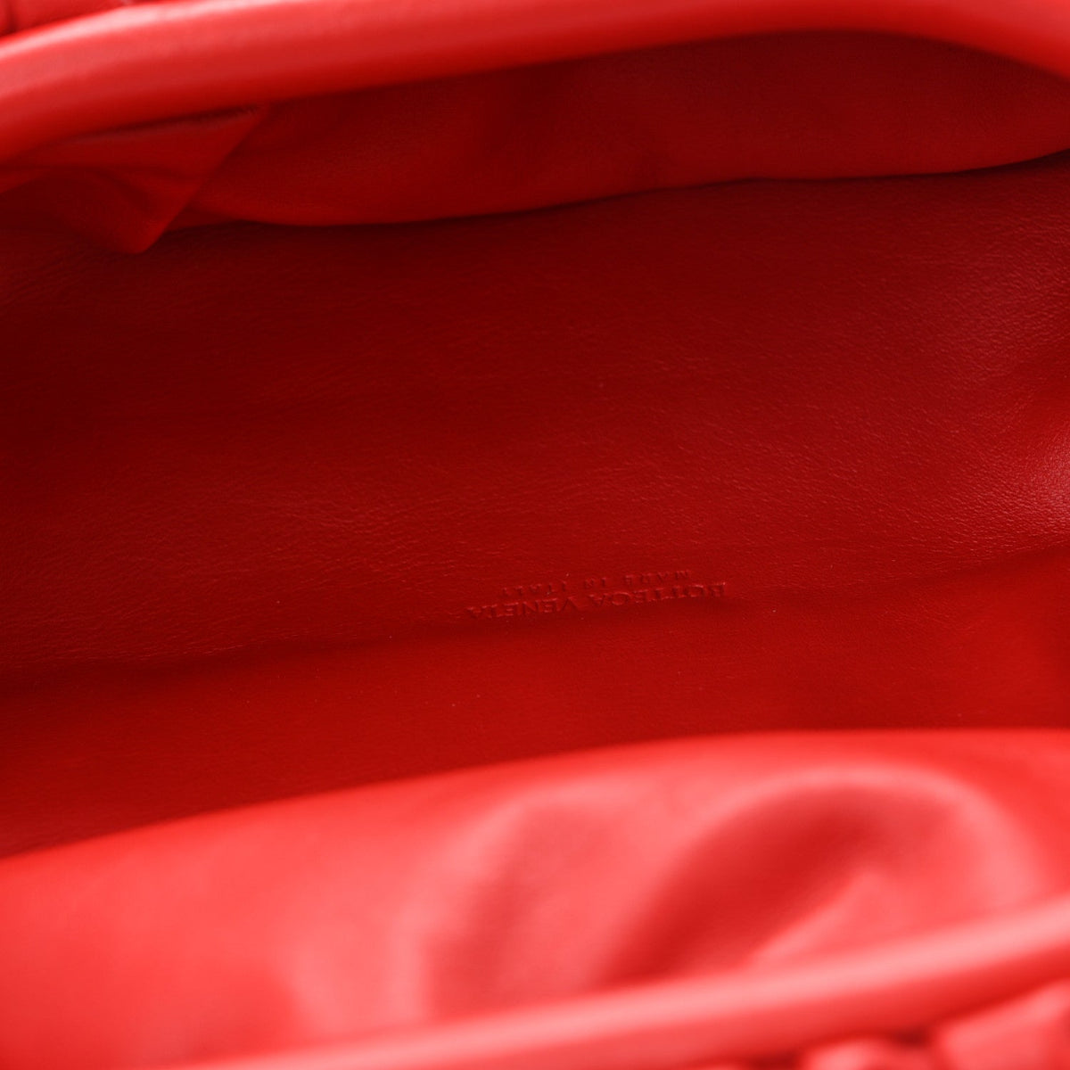 Nappa The Belt Chain Pouch Red