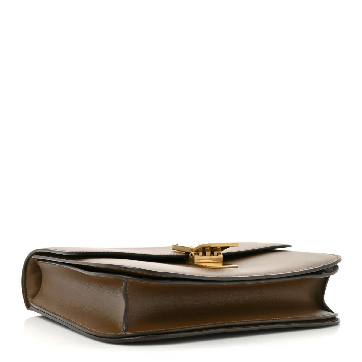 Box Calfskin Medium Classic Box Flap Bag Camel