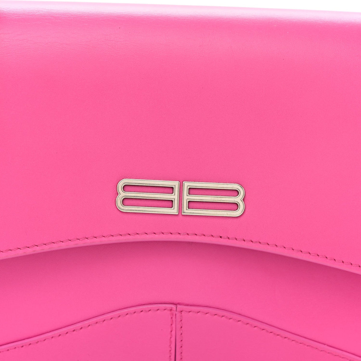 Box Calfskin Medium XX Flap Bag Lipstick Pink
