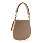 Box Calfskin Mini Voltaire Top Handle Bag Dark Cork