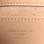 Box Calfskin Mini Voltaire Top Handle Bag Dark Cork