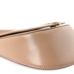 Box Calfskin Mini Voltaire Top Handle Bag Dark Cork