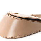 Box Calfskin Mini Voltaire Top Handle Bag Dark Cork
