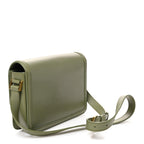 Box Calfskin Monogram Medium Solferino Satchel Light Sage