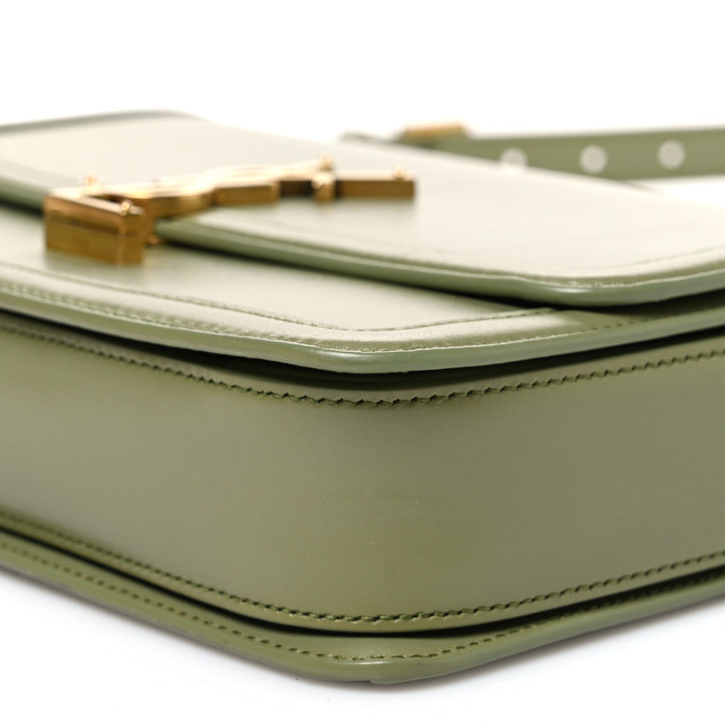 Box Calfskin Monogram Medium Solferino Satchel Light Sage