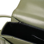 Box Calfskin Monogram Medium Solferino Satchel Light Sage