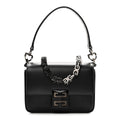 Box Calfskin Small 5G Cube Chain Shoulder Bag So Black