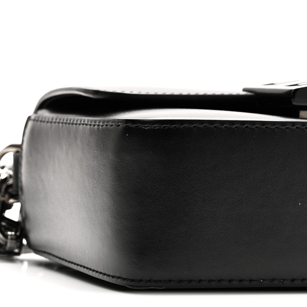 Box Calfskin Small 5G Cube Chain Shoulder Bag So Black