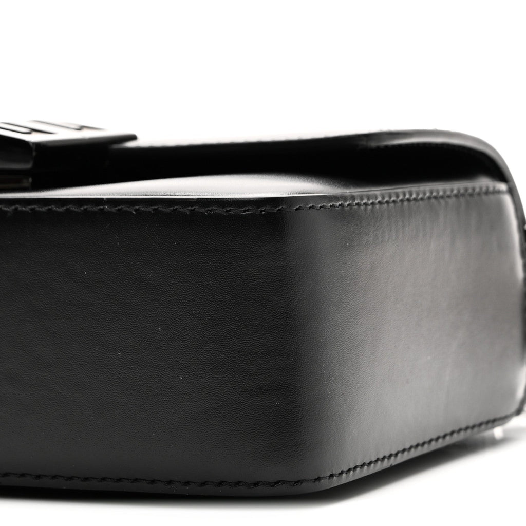 Box Calfskin Small 5G Cube Chain Shoulder Bag So Black