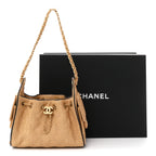 Braided Raffia Calfskin Quilted Mini Chanel 25 Handbag Beige Black