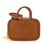 Calfskin Beau Micro Bag Cognac