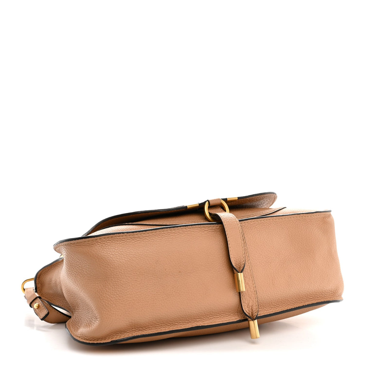 Calfskin Braided Medium Marcie Double Carry Light Tan