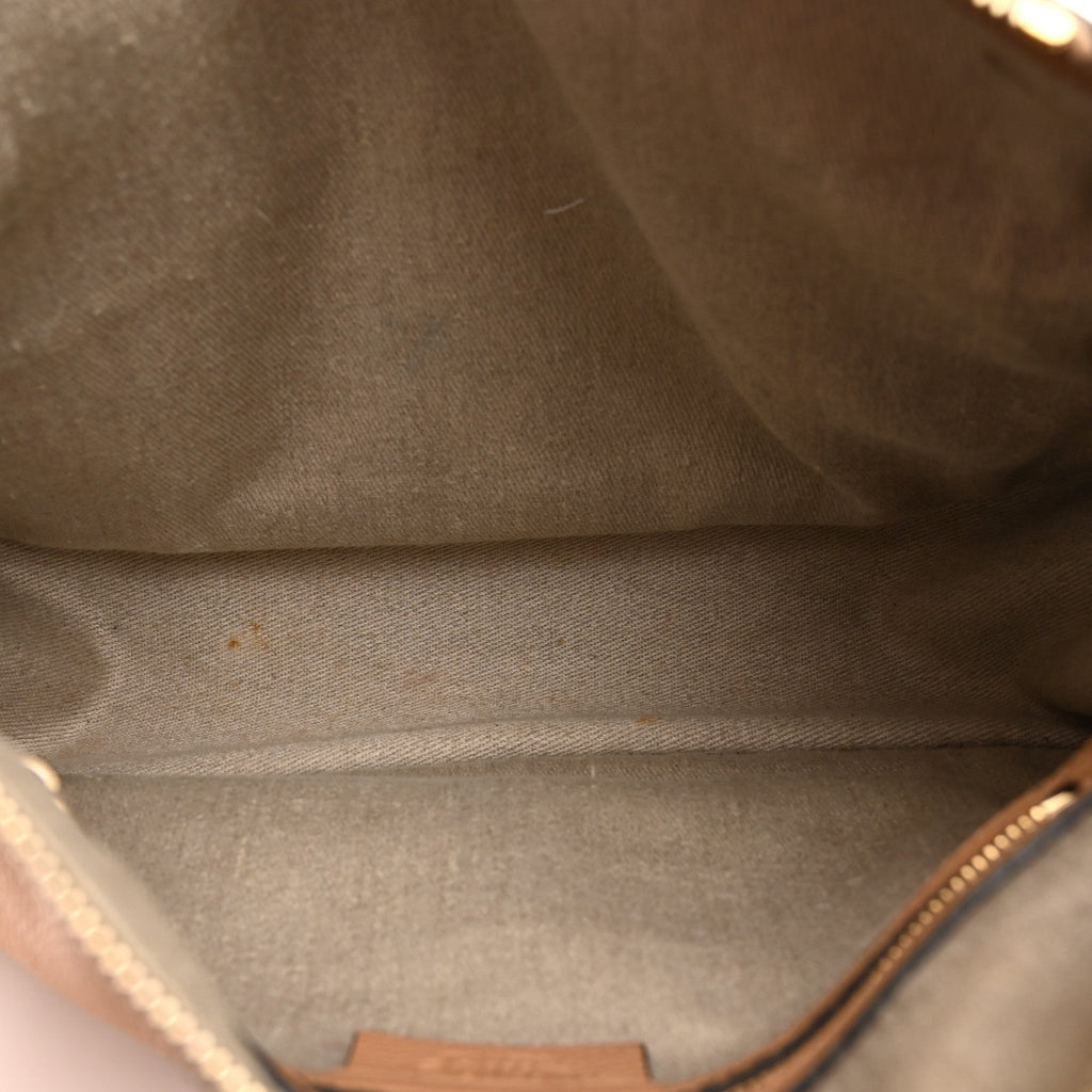 Calfskin Braided Medium Marcie Double Carry Light Tan