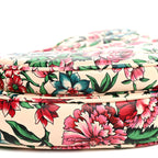 Calfskin Brit Roses Print Matelasse Diagonal Mini Interlocking G Heart Shoulder Bag Multicolor