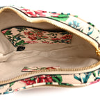 Calfskin Brit Roses Print Matelasse Diagonal Mini Interlocking G Heart Shoulder Bag Multicolor