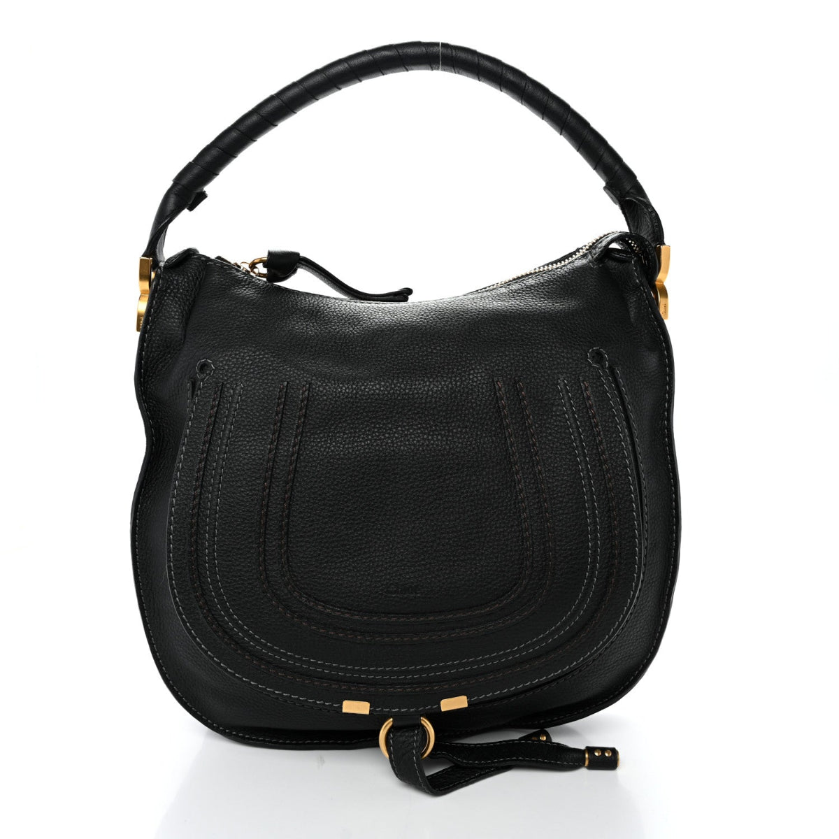Calfskin Calfskin Medium Marcie Hobo Black