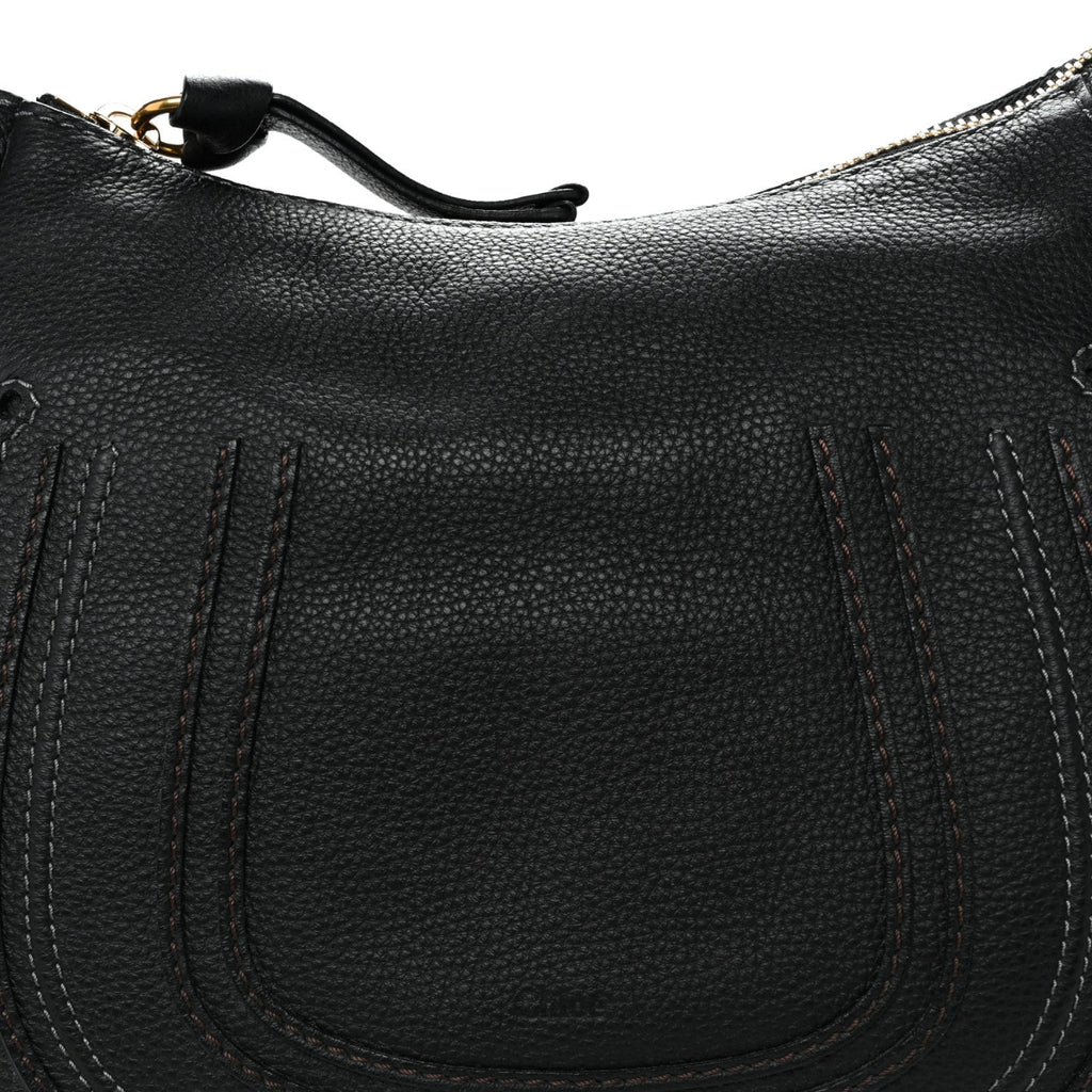 Calfskin Calfskin Medium Marcie Hobo Black