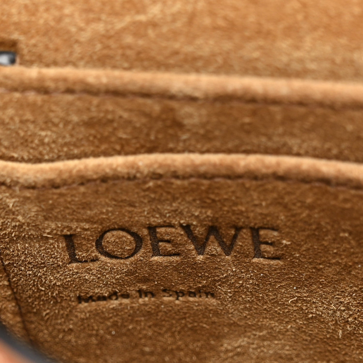 Calfskin Canvas Anagram Mini Gate Dual Bag Ecru Tan