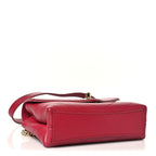 Calfskin Chevron Stitched Coco Waist Bag Red