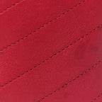 Calfskin Chevron Stitched Coco Waist Bag Red