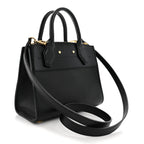 Calfskin City Steamer Mini Black