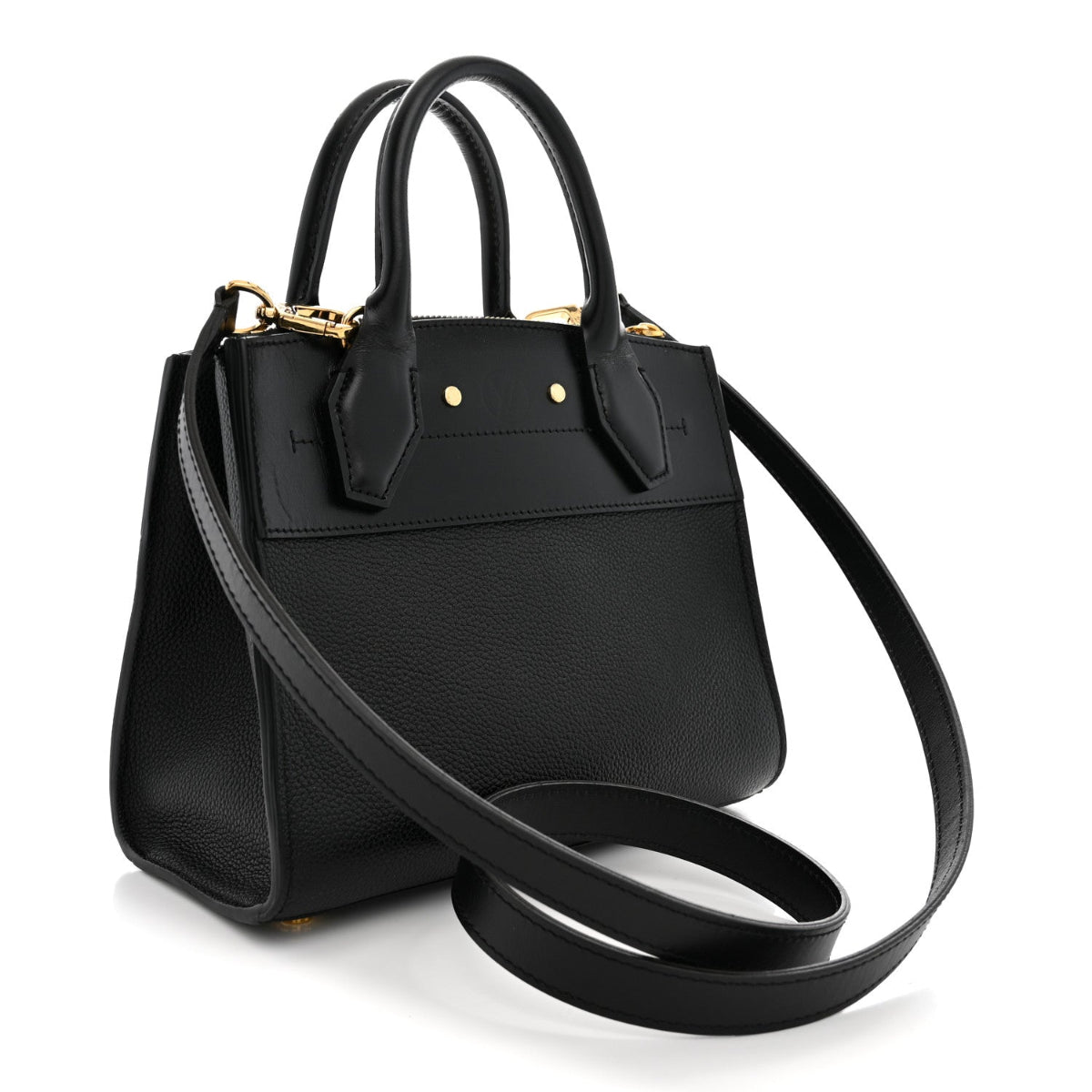 Calfskin City Steamer Mini Black