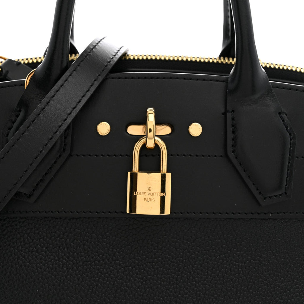 Calfskin City Steamer Mini Black