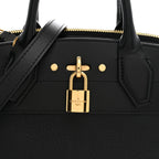 Calfskin City Steamer Mini Black