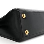 Calfskin City Steamer Mini Black
