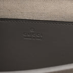 Calfskin GG Matelasse Small Slim Chain Shoulder Bag Dusty Grey Natural