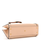 Calfskin Gucci Embossed Small Diana Tote Bag Pink