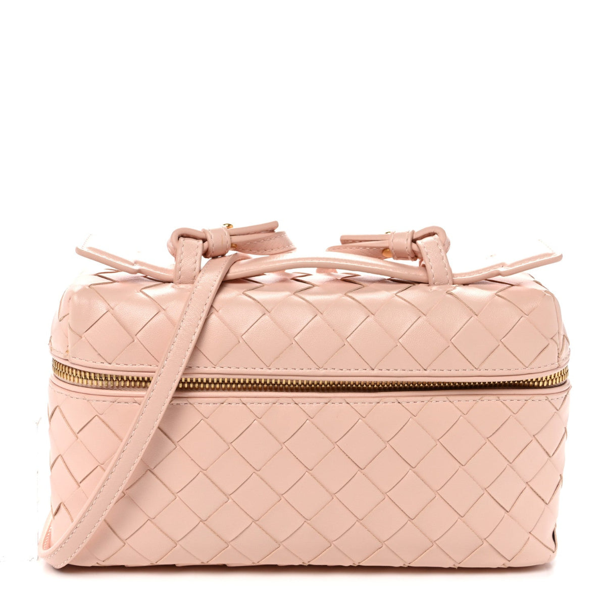 Calfskin Intrecciato Bang Bang Vanity Case Cameo