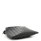 Calfskin Intrecciato Mini Hop Black