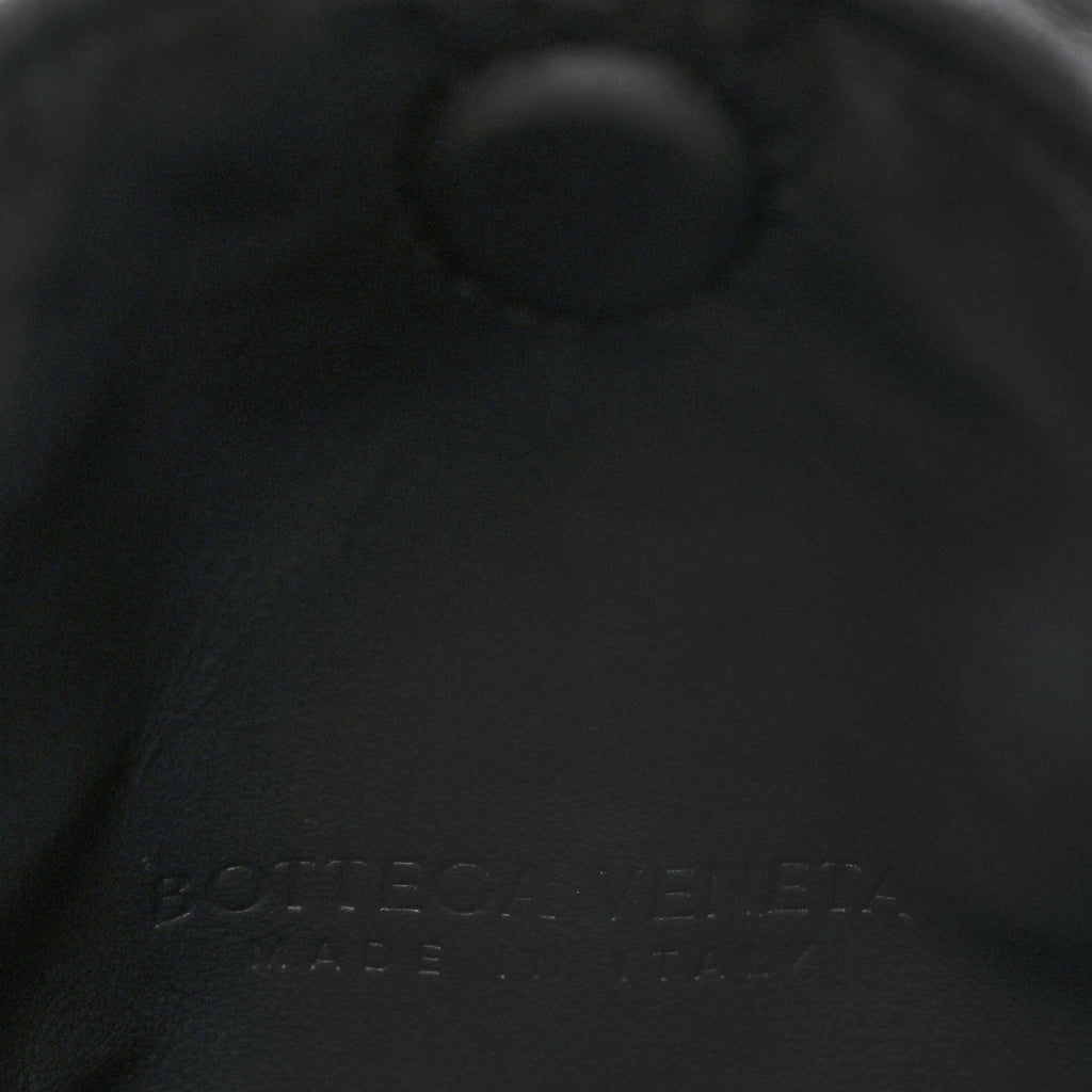 Calfskin Intrecciato Mini Hop Black