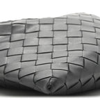 Calfskin Intrecciato Mini Hop Black