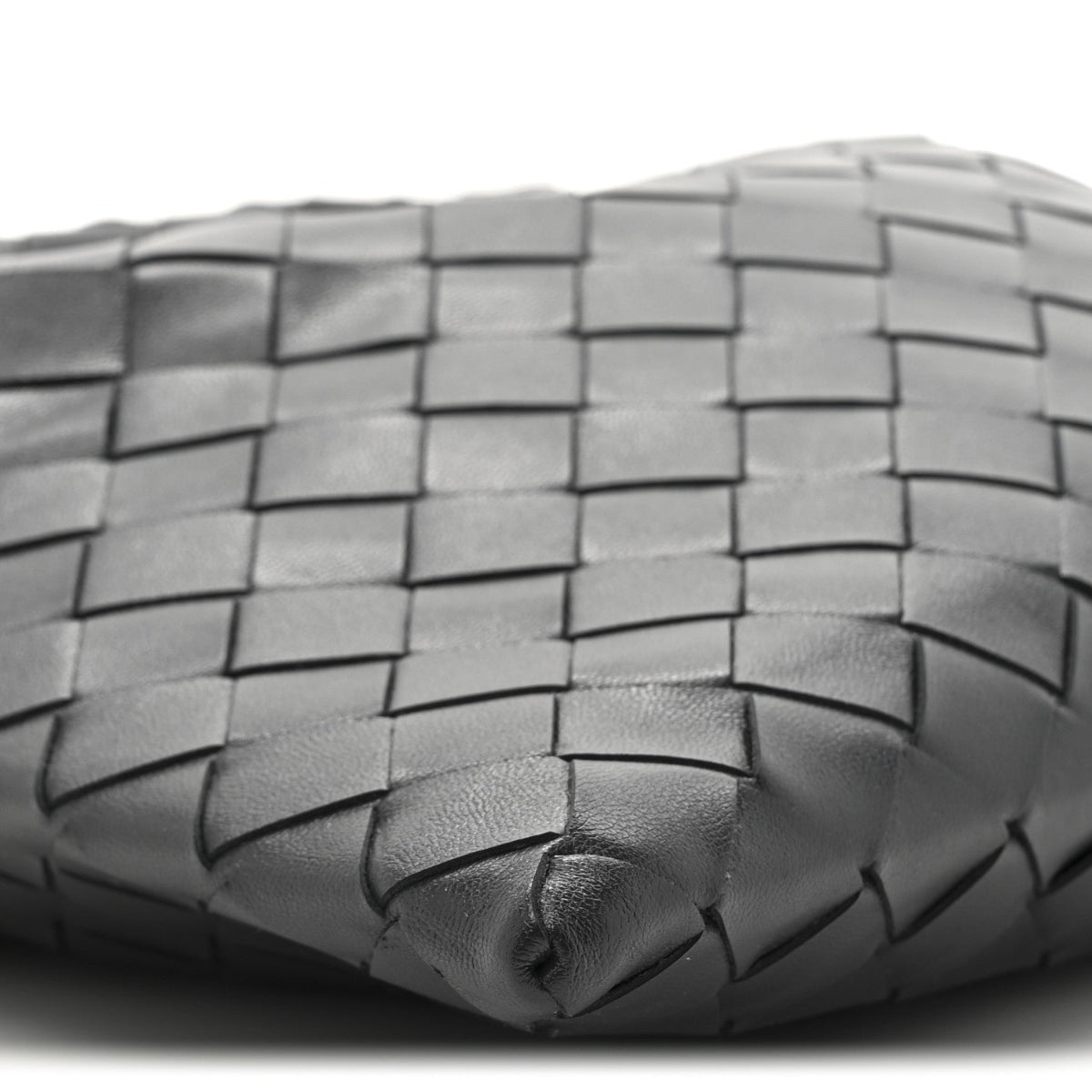 Calfskin Intrecciato Mini Hop Black