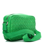 Calfskin Intrecciato Small Camera Bag Parakeet