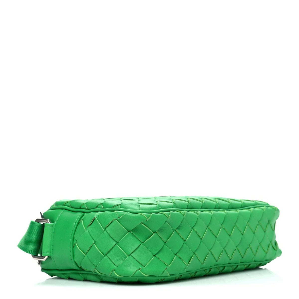 Calfskin Intrecciato Small Camera Bag Parakeet