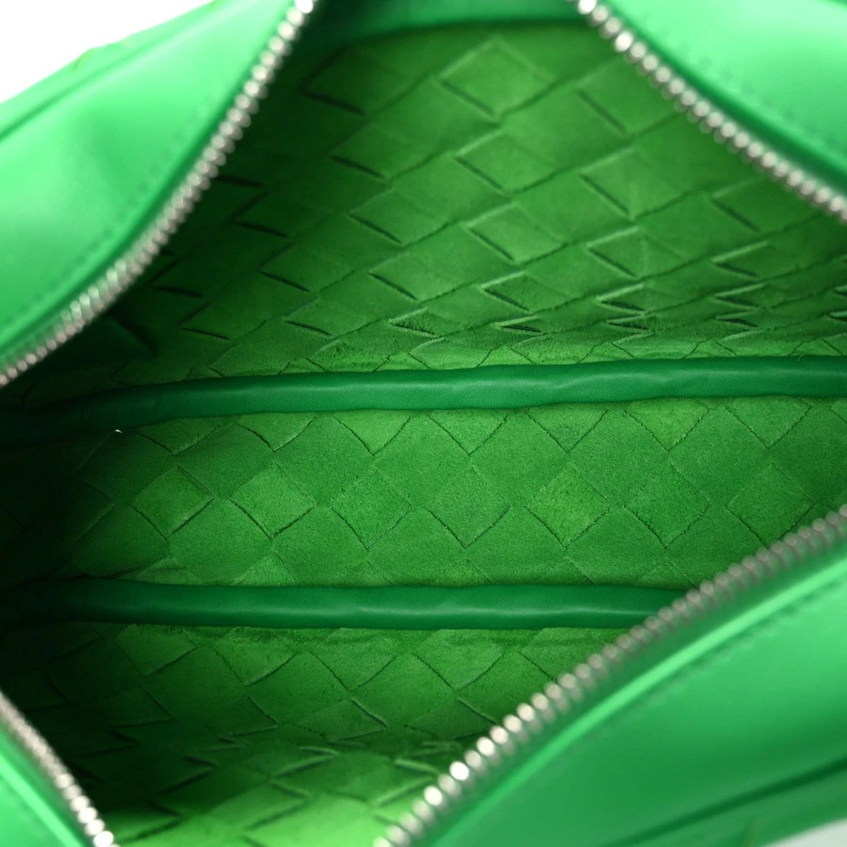 Calfskin Intrecciato Small Camera Bag Parakeet