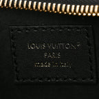 Calfskin LV Bloom Pochette Black