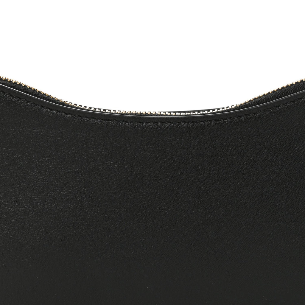 Calfskin LV Bloom Pochette Black