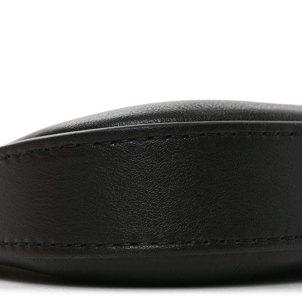 Calfskin LV Bloom Pochette Black