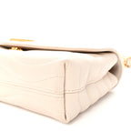 Calfskin LV New Wave Chain Bag GM Ivory
