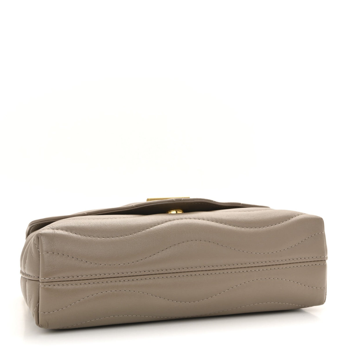 Calfskin LV New Wave Chain Bag Taupe