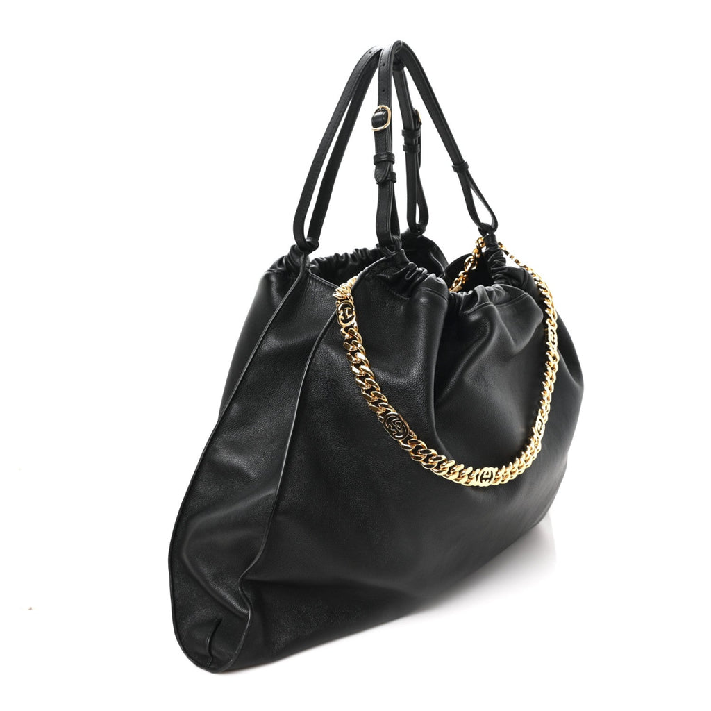 Calfskin Large Blondie Tote Black