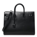 Calfskin Large Thin Sac De Jour Black